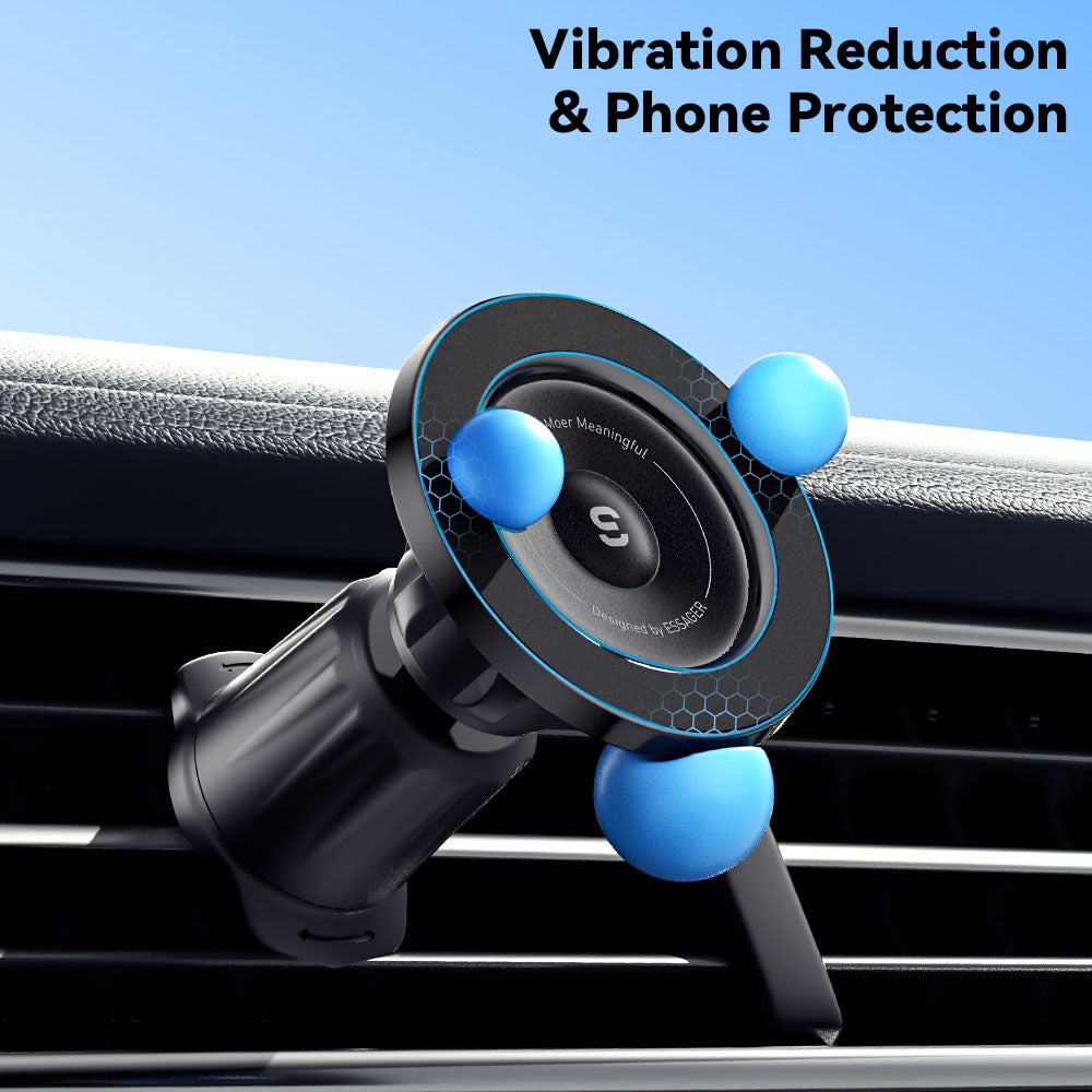 ESSAGER ES-ZJ27 Universal Magnetic Car Air Vent Phone Holder 360 Degrees Rotatable Cellphone Bracket ESSAGER ES-ZJ27 Universal Magnetic Car Air Vent Phone Holder 360 Degrees Rotatable Cellphone Bracket